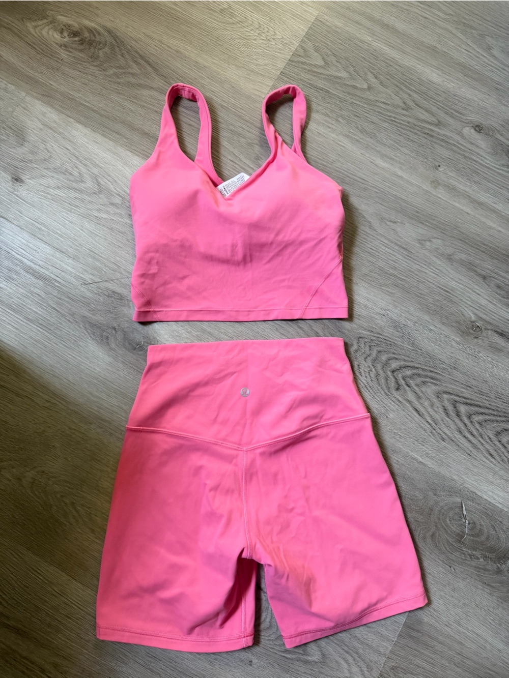Lululemon pink align set top 4 bottom 6